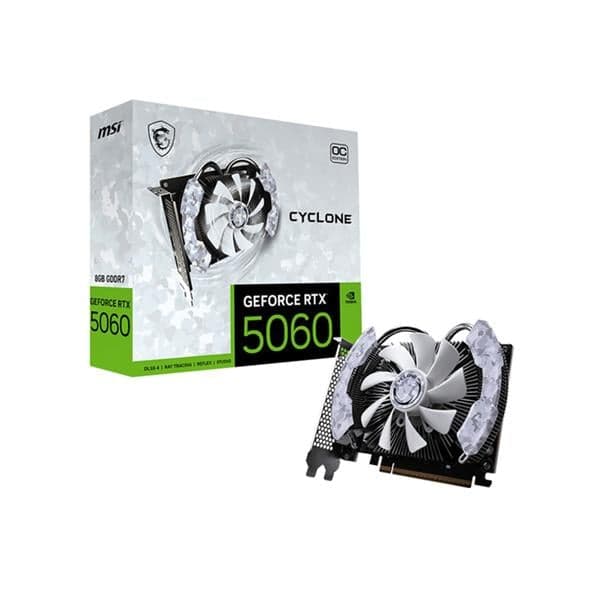 Placa de Video Msi Nvidia Geforce Rtx 5060 Cyclone 8gb Oc Gddr7
