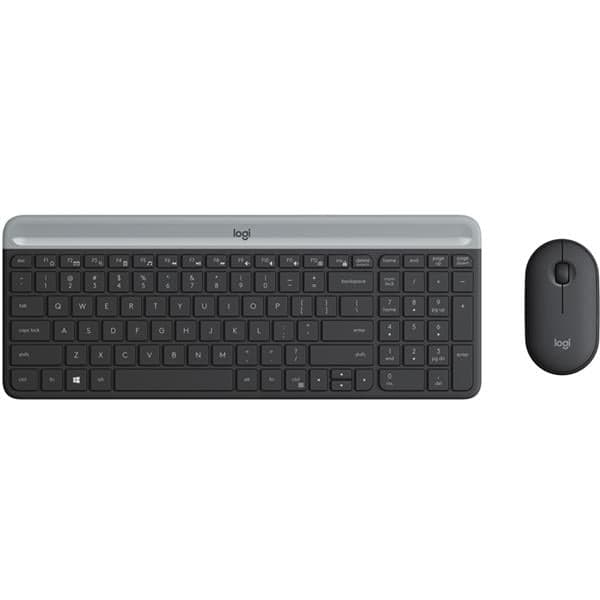 Combo Teclado y Mouse Logitech Mk470 Slim Inalámbrico