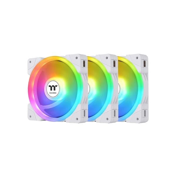 Fan Cooler 120mm Thermaltake Swafan Ex12 Argb White (Pack X3)