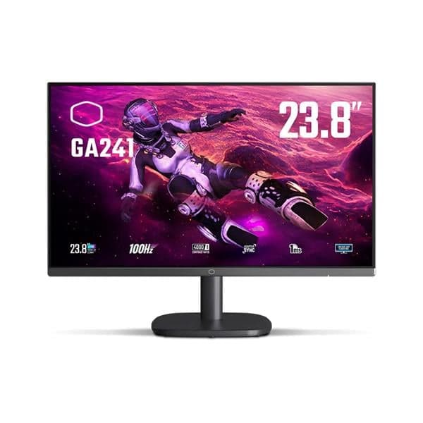 Monitor Gamer Led 23.8" Cooler Master Ga241 Fhd 100hz 1ms Adaptive Sync