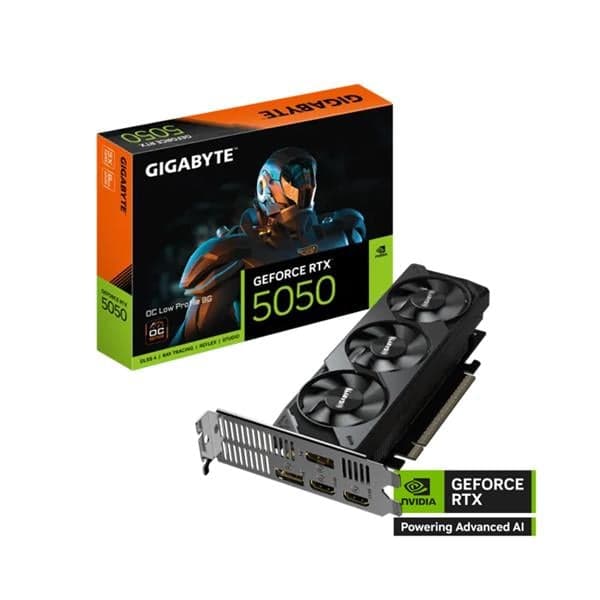 Placa de Video Gigabyte Nvidia Geforce Rtx 5050 Low Profile 8gb Oc Gddr6