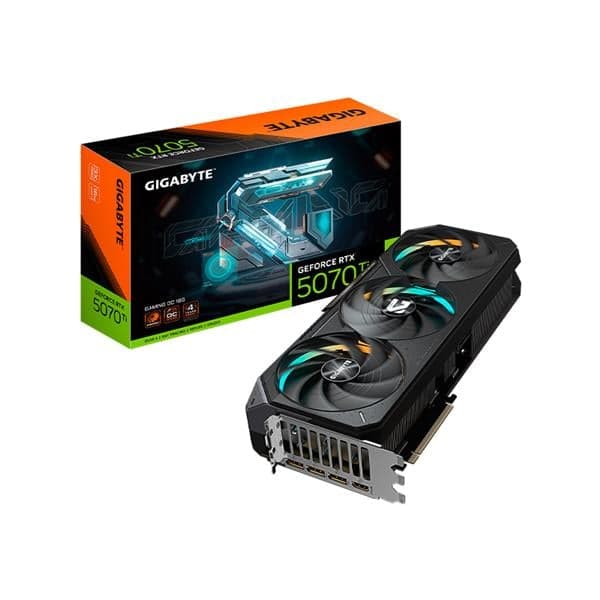 Placa de Video Gigabyte Nvidia Geforce Rtx 5070 Ti Gaming 16gb Oc Gddr7