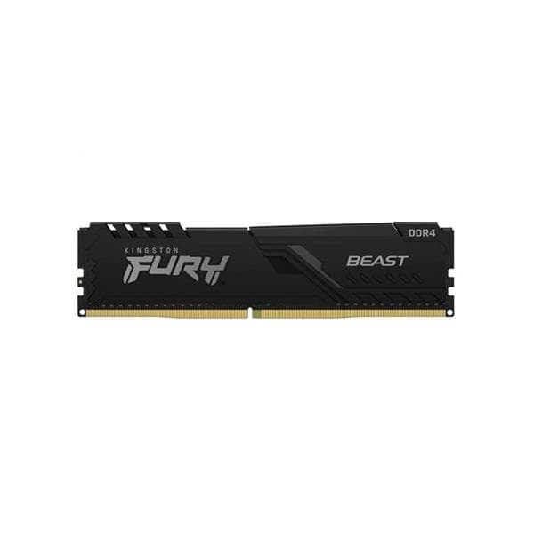 Memoria Ram Kingston Fury Beast 8gb 3200 Mhz Ddr4 Cl16 1.35v Single Negro