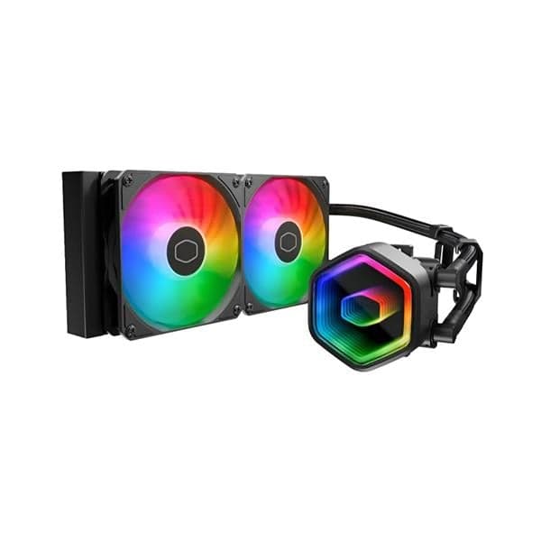 Cpu Water Cooler 240mm Cooler Master Masterliquid 240 Atmos Ii Argb Black