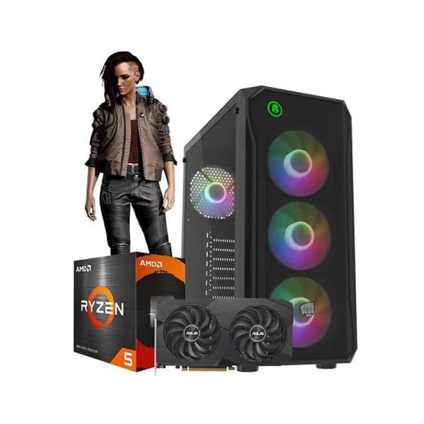 Pc Armada Amd Ryzen 5 4500 Rx 7600 16gb 512gb