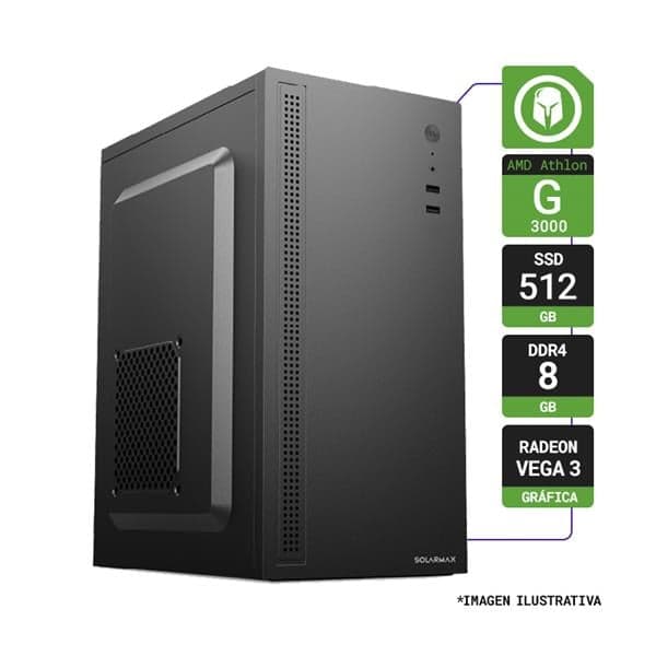 Pc Armada Amd Athlon 3000g 8gb 512gb Kit