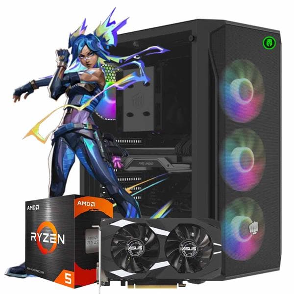 Pc Armada Amd Ryzen 5 5500 Rtx 5050 16gb 512gb