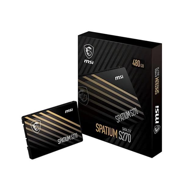 Disco Solido Ssd 480gb Msi Spatium S270 Sata Iii