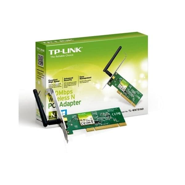 Placa de Red Wifi Tp-Link Pci (No Es Pci-E) Tl-Wn751nd 150mbps