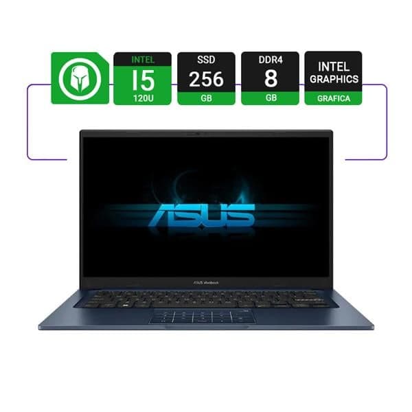Notebook Asus Vivobook X1404vap-V14 14" Fhd Intel Core I5 120u 8gb Ram 256gb Ssd