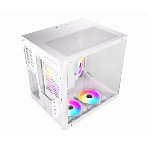 Gabinete Sentey Zeus - Fan X5 Argb - White