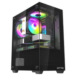 Gabinete Raptor Nova Prime TG RGB C/Coolers x3