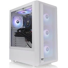 Gabinete Thermaltake S200 Plus TG C/Coolers x4 ARGB Snow White