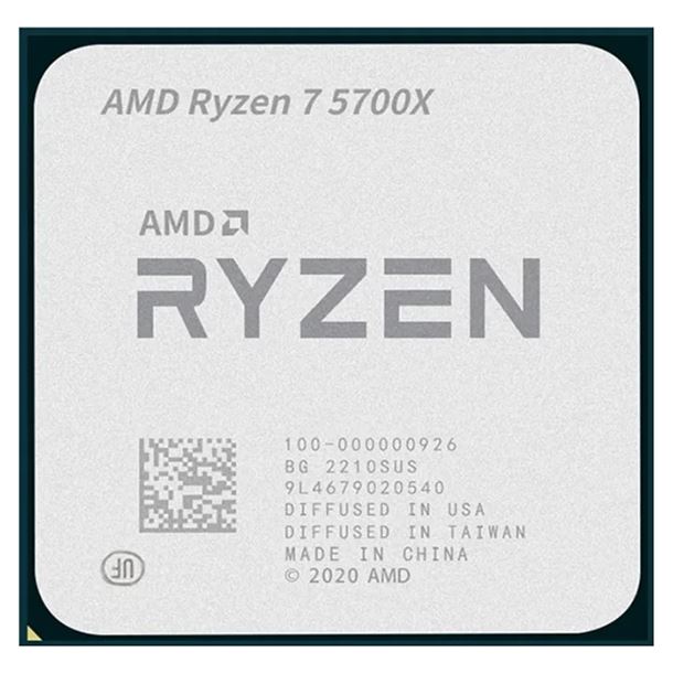 MICRO AMD RYZEN 7 5700X TRAY S/VIDEO S/COOLER AM4