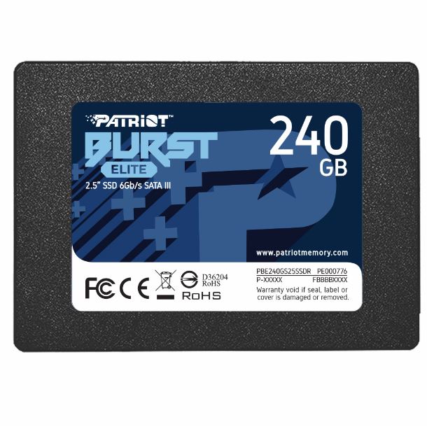 HD SSD 240GB PATRIOT BURST ELITE SATA III 2.5"