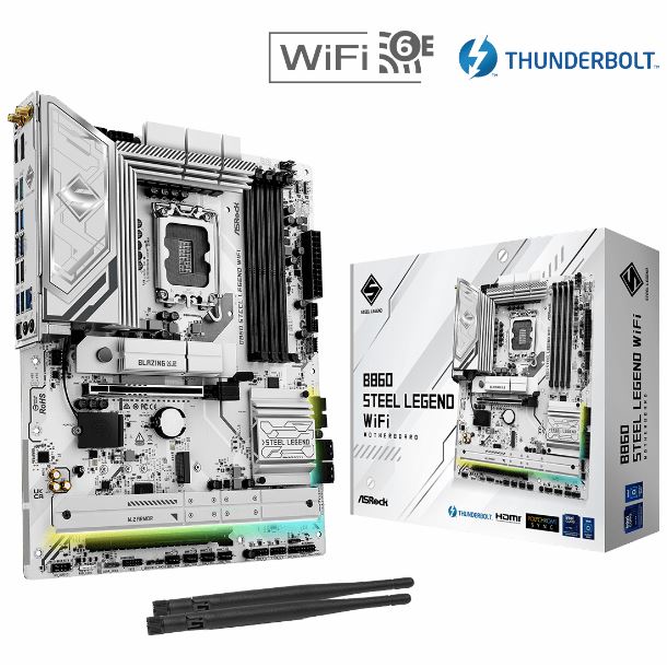 MOTHER ASROCK B860 STEEL LEGEND WIFI DDR5 S1851
