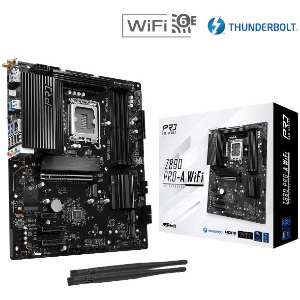 MOTHER ASROCK Z890 PRO-A WIFI DDR5 S1851