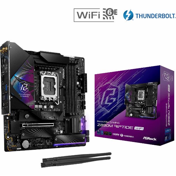 MOTHER ASROCK Z890M RIPTIDE WIFI DDR5 S1851