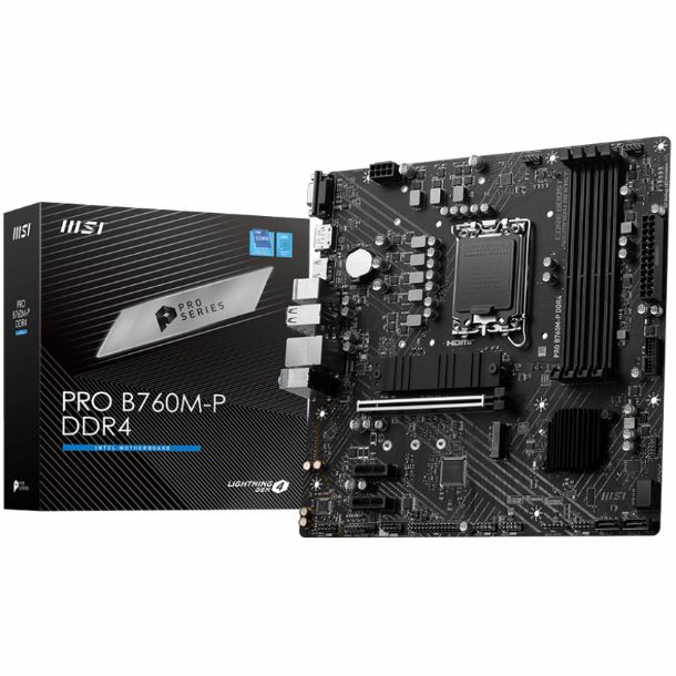 MOTHER MSI PRO B760M-P DDR4 S1700