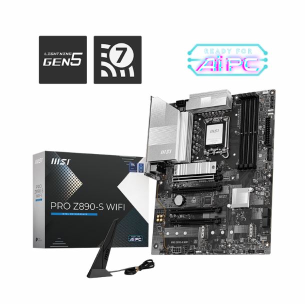 MOTHER MSI PRO Z890-S WIFI WHITE DDR5 S1851
