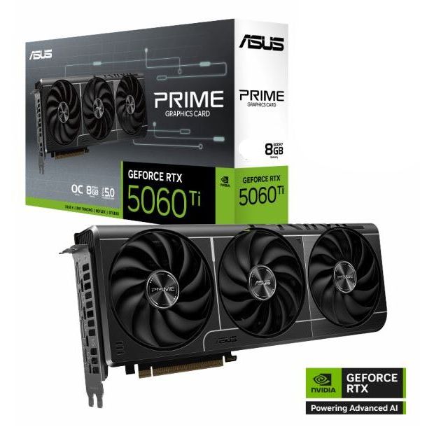 PLACA DE VIDEO GeForce RTX 5060 TI 8GB ASUS PRIME OC