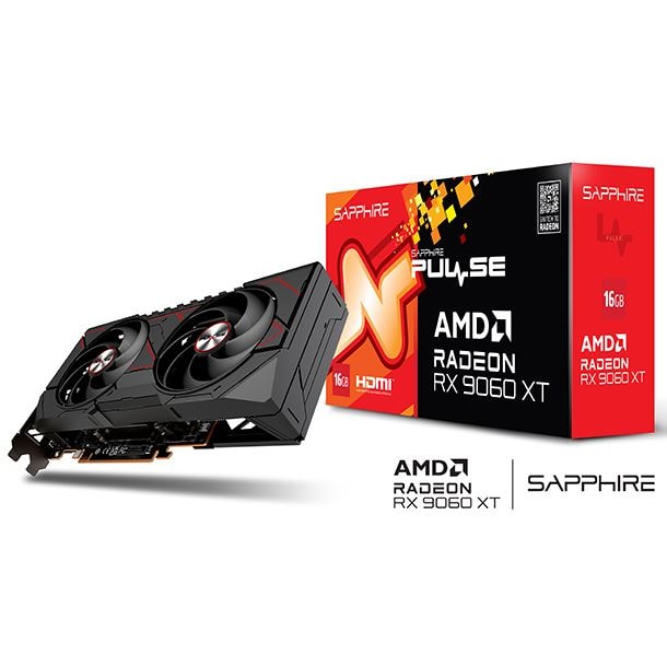 PLACA DE VIDEO RADEON RX 9060 XT 16GB SAPPHIRE PULSE