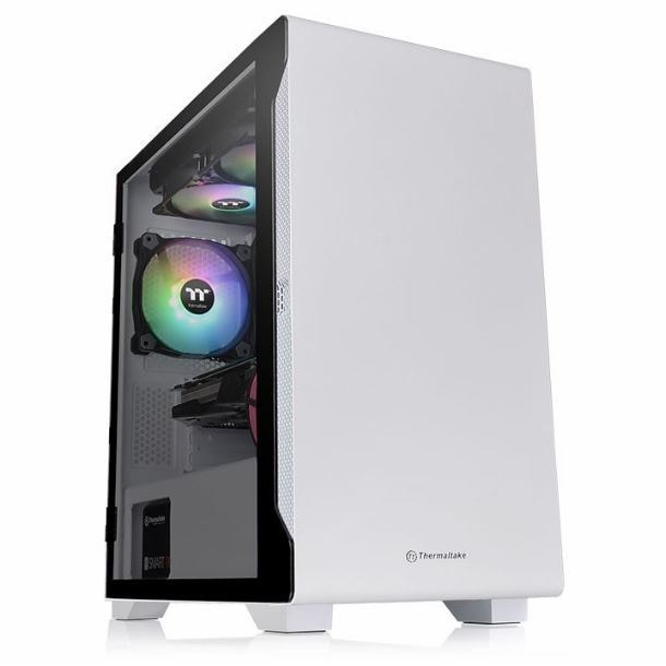 GABINETE THERMALTAKE S100 TG SNOW WHITE