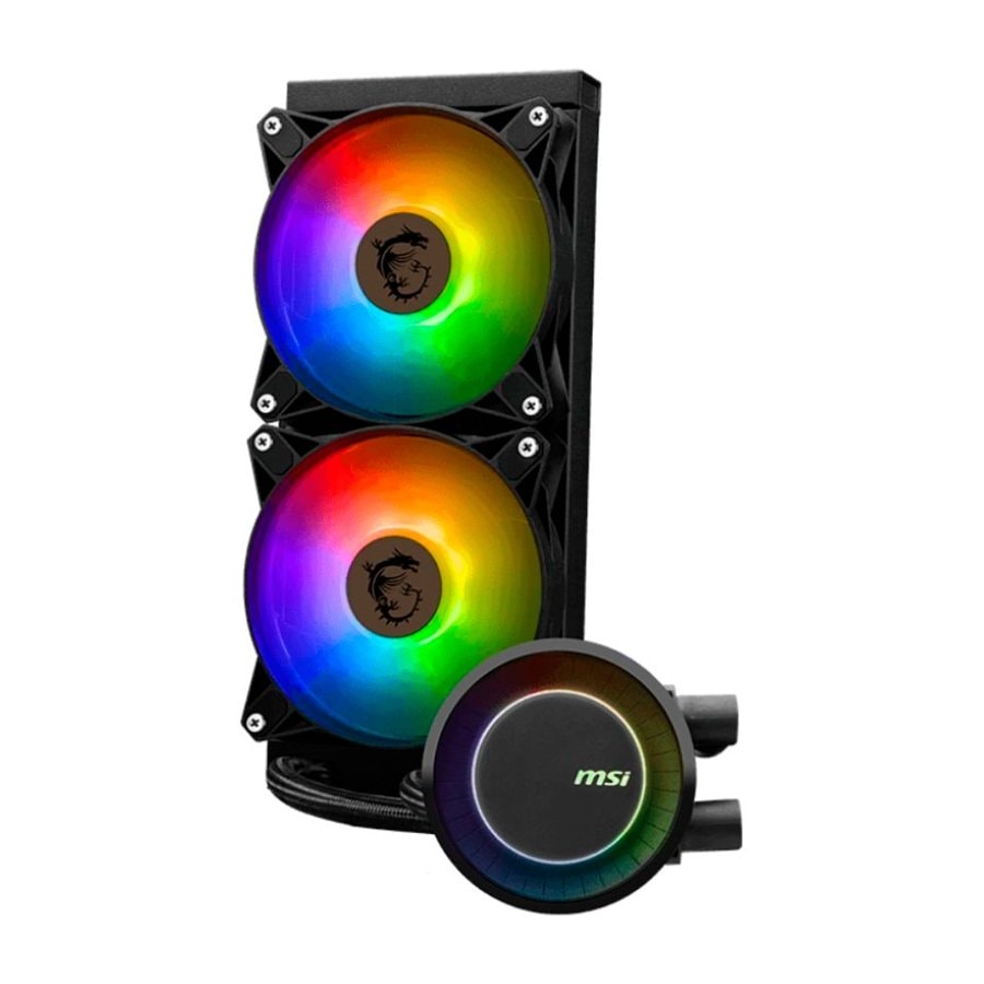 WATER COOLING MSI MAG CORELIQUID E240 2X CPU COOLER 240MM BLACK