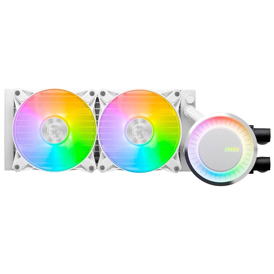 WATER COOLING MSI MAG CORELIQUID E240 2X CPU COOLER 240MM WHITE