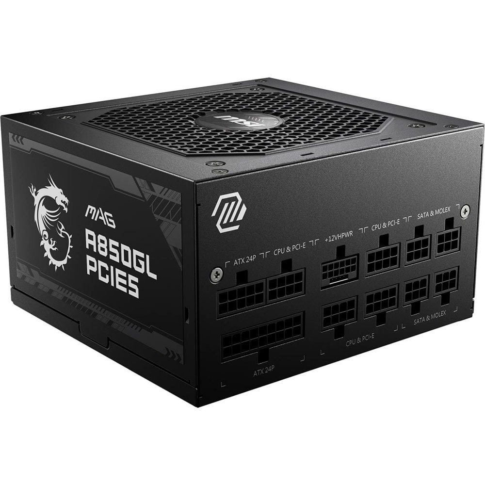 FUENTE MSI MAG A850GL 850W 80 PLUS GOLD FULL MODULAR PCIE 5.1
