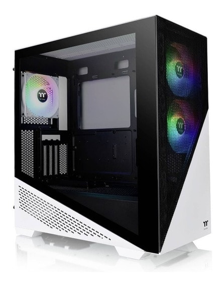 GABINETE TT DIVIDER 370 MID-TOWER TG FAN X3 ARGB PWM SNOW WHITE