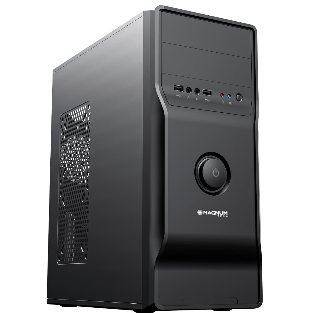 GABINETE KIT MAGNUMTECH MT-K735 500W ATX CON TECLADO Y MOUSE