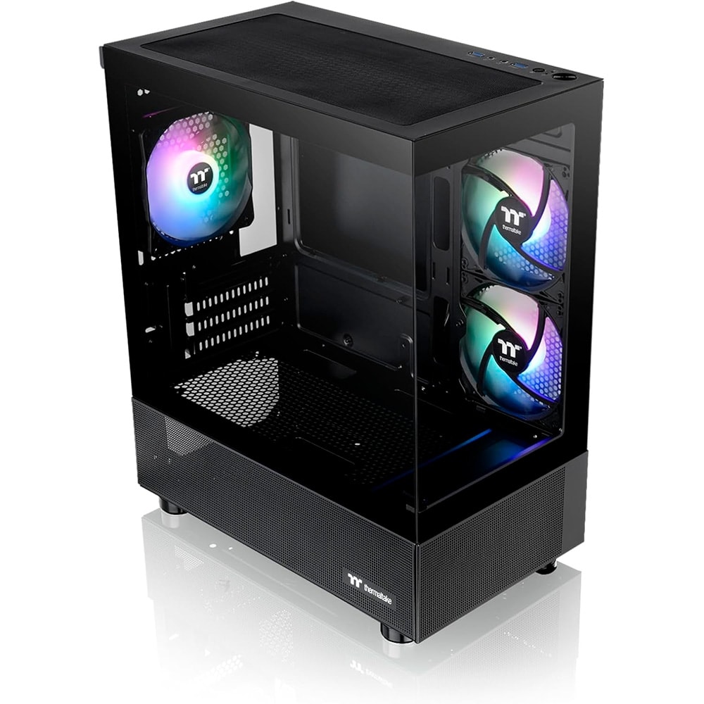 GABINETE THERMALTAKE VIEW 170 MICRO ATX TG ARGB FAN X3 BLACK