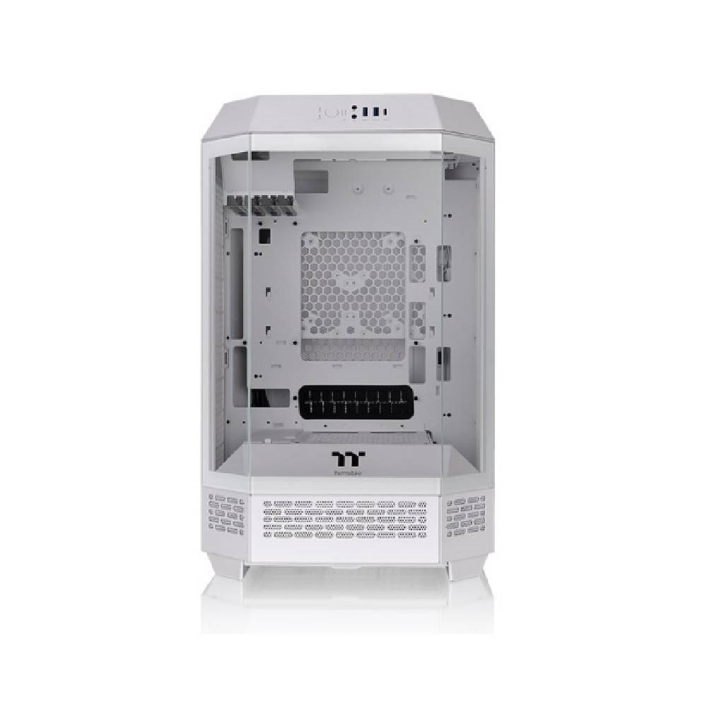 Gabinete TT The Tower 300 Mid-Tower TG x3 Fan x2 Snow White