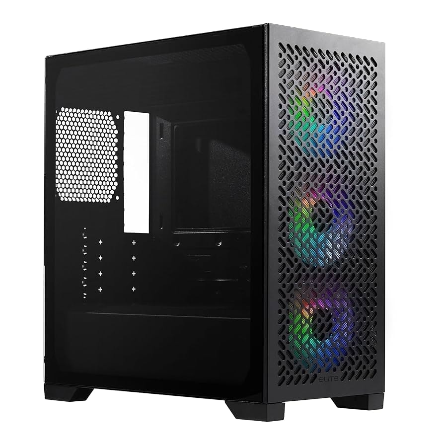 Gabinete Cooler Master Elite 302 Black s/fuente