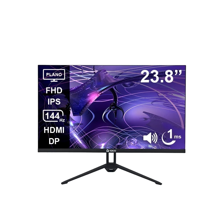 Monitor Teros TE-2417S Gaming 23,8″ Plano IPS FHD (1920X1080) 144Hz 1ms Ficha USA