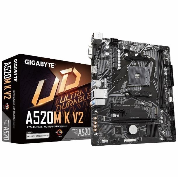 MOTHER AMD GIGABYTE A520M K V2 AM4 DDR4