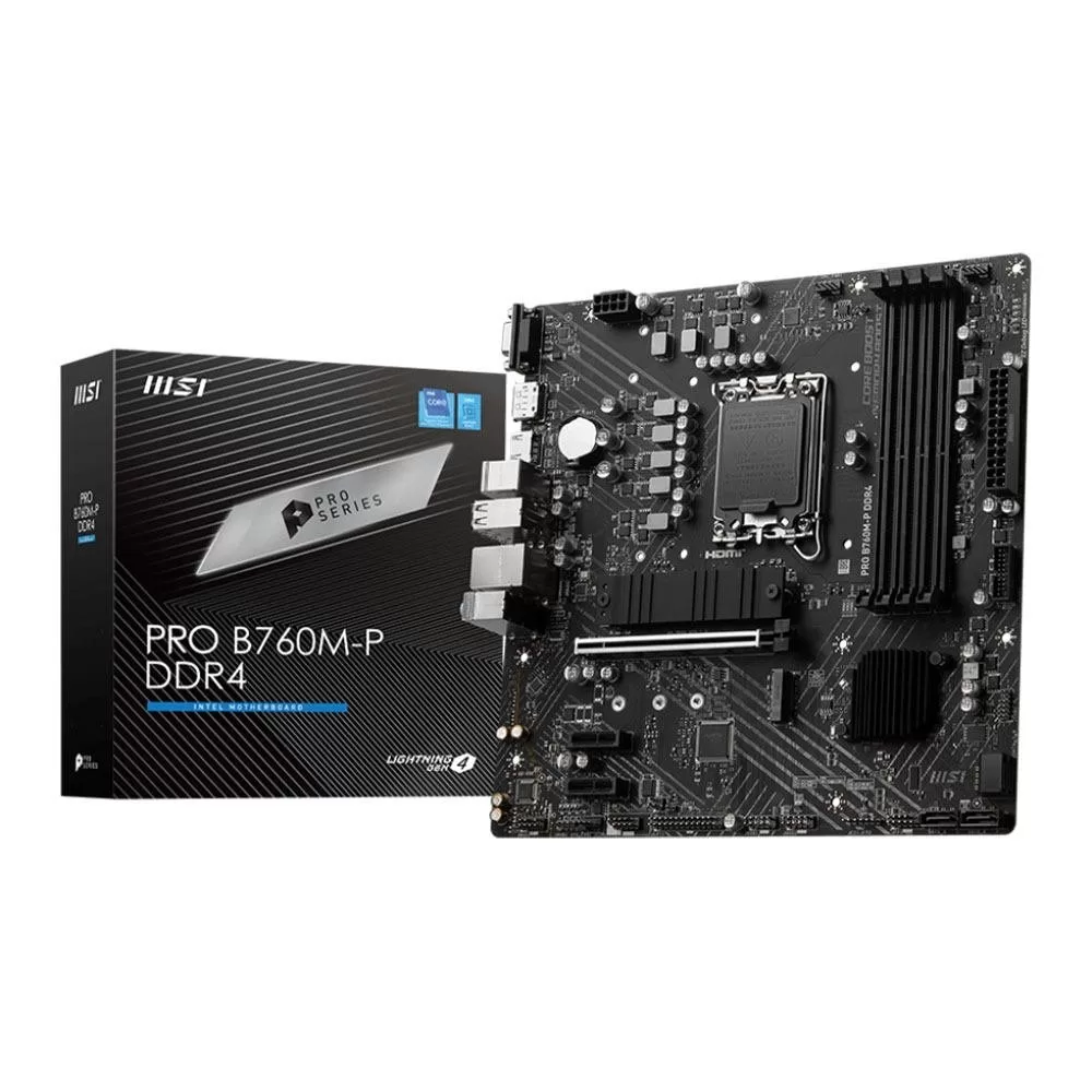 MOTHER MSI PRO B760M-P DDR4 1700 (12VA/13VA GEN)