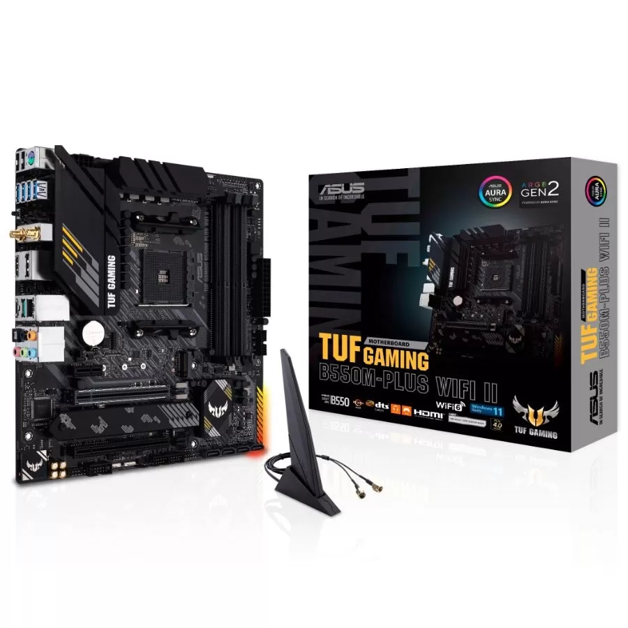 MOTHERBOARD ASUS TUF GAMING B550M-PLUS WIFI II AM4 DDR4
