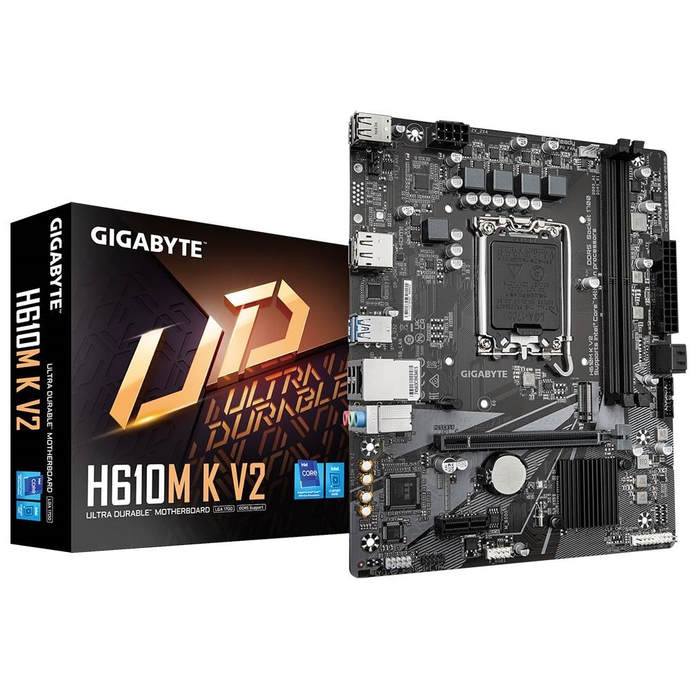 MOTHER GIGABYTE H610M K V2 DDR5 1700 (12va/13va/14va Gen)