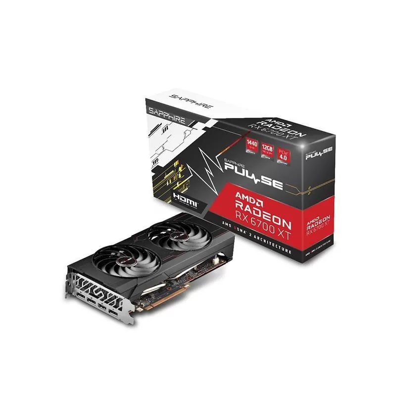 OUTLET PLACA DE VIDEO AMD RX 6700 XT 12GB SAPPHIRE PULSE SIN CAJA (USADA)