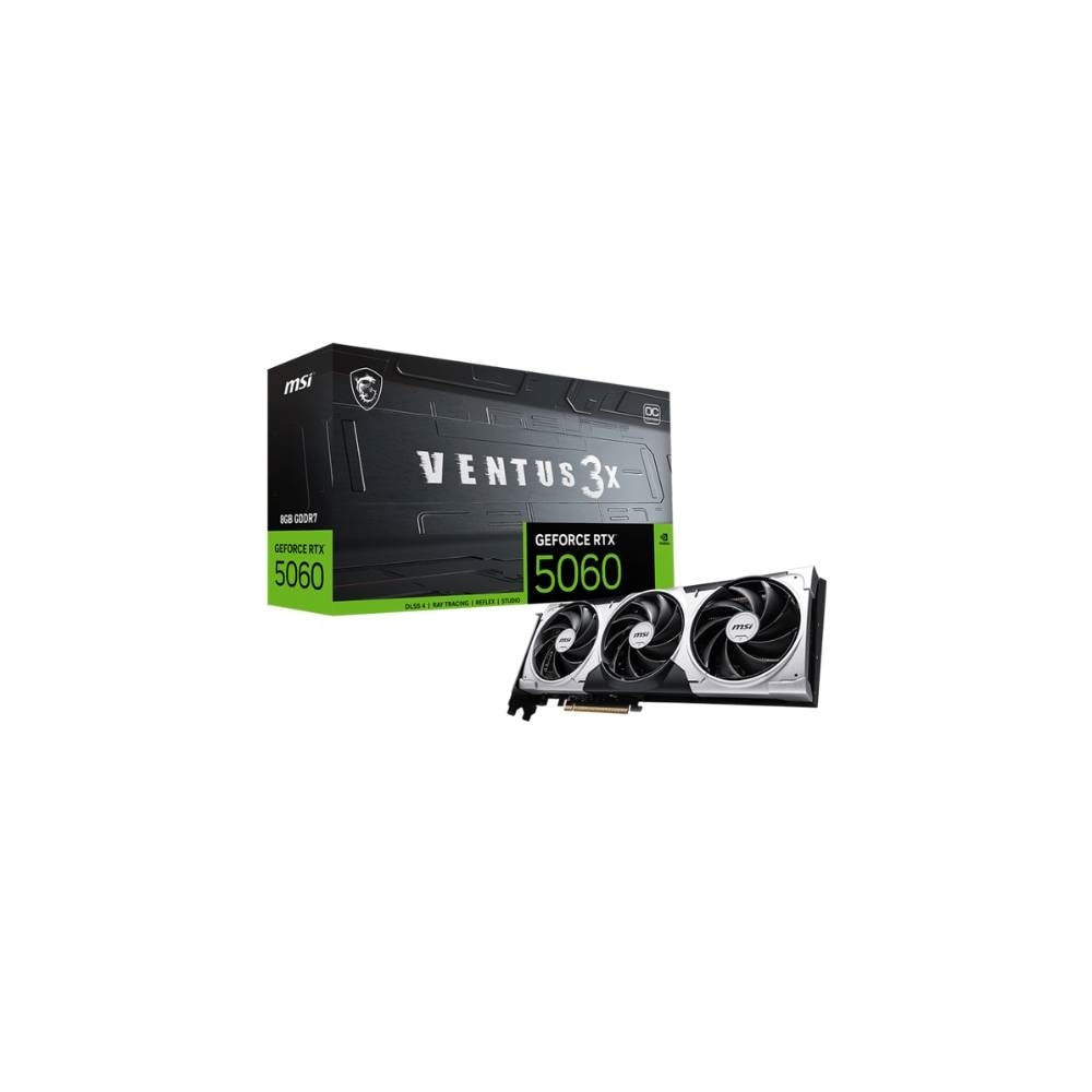 Placa de Video MSI GeForce RTX 5060 VENTUS 3X OC 8G