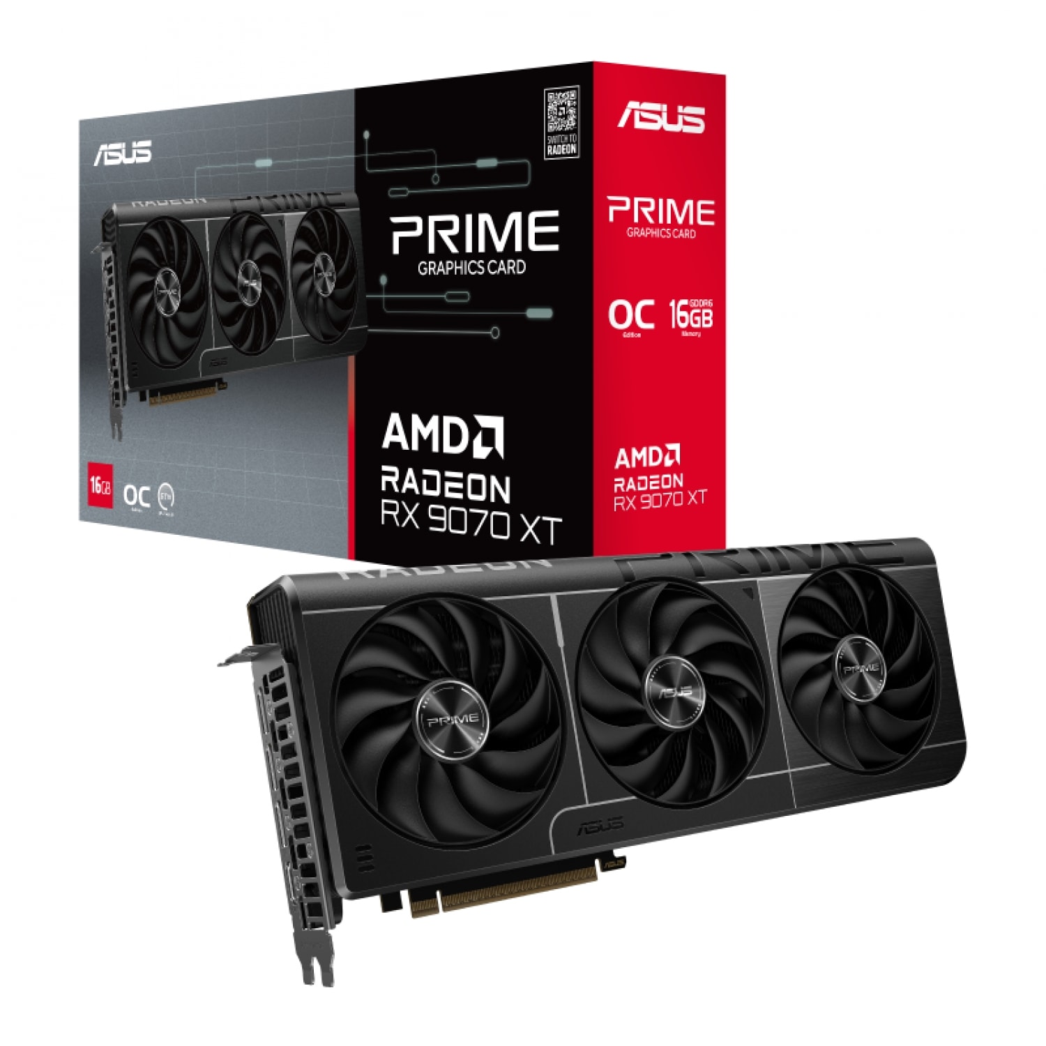 PLACA DE VIDEO ASUS PRIME RX 9070 XT O16G