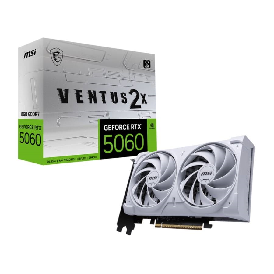 VGA MSI GeForce RTX 5060 8G VENTUS 2X OC WHITE