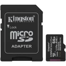 Memoria MicroSD+SD 64 Gb Canvas Select Plus Kingston