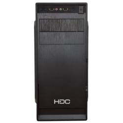 Gabinete Kit Mid Tower AX-26BB-G 500 W