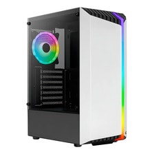 Gabinete Gamer Aerocool Bionic White Rgb Mid Tower Color Blanco