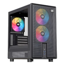 Gabinete Xyz Atom Black C/ 3 Coolers Pulsar A-RGB+PWM A-RGB Controller