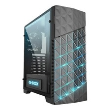 Gabinete Gamer Rgb Qbox 195g3 + Fuente 550w 80+ Plus Bronze