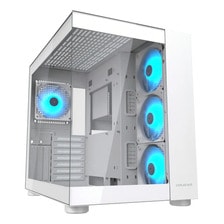 Cougar Gabinete Gamer Fv150 Rgb Blanco Doble Cámara Atx Blanco